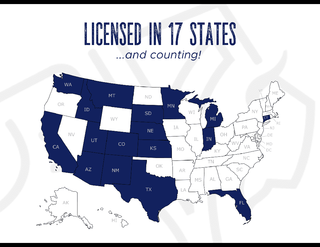 licensed map